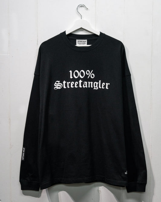 SNIPEER x CAPTAINS HELM x BYWU 100% STREET ANGLER WIDE L/S TEE